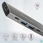 Kép 5/7 - Axagon HMC-5G2 5 portos USB3.2. Gen 2 ezüstfekete HUB