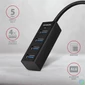 Kép 4/4 - Axagon HUE-M1A 4 portos USB3.0 mini HUB