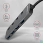 Kép 4/5 - Axagon HUE-MSA 4 portos USB3.0 switch HUB