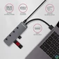 Kép 5/5 - Axagon HUE-MSA 4 portos USB3.0 switch HUB