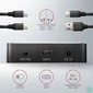 Kép 9/10 - Axagon ADSA-M2C USB-C 3.2 M.2 fekete dual dokkoló állomás