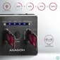 Kép 7/10 - Axagon ADSA-M2C USB-C 3.2 M.2 fekete dual dokkoló állomás