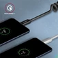 Kép 3/6 - Axagon BUCM-CM10TB Twister USB-C 2.0 - USB-C 0,6 m fekete csavart kábel