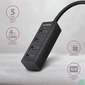 Kép 4/4 - Axagon HUE-M1AL 4 portos USB3.2 Gen 1 mini HUB