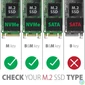 Kép 2/2 - Axagon EEM2-SG2 USB-C 3.2 Gen2 - M.2 NVMe SSD ház