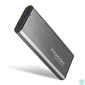 Kép 1/2 - Axagon EEM2-SG2 USB-C 3.2 Gen2 - M.2 NVMe SSD ház