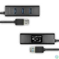 Kép 1/6 - Axagon HUE-S2BL 4 portos USB3.0 gyorstöltő hosszú kábeles HUB