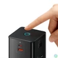 Kép 11/14 - Baseus PSLR000301 PowerCombo 65W fekete hálózati töltő és elosztó