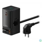 Kép 8/14 - Baseus PSLR000301 PowerCombo 65W fekete hálózati töltő és elosztó