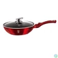 Kép 1/5 - Berlinger Haus BH/1265N Metallic Line Burgundy Edition 28 cm fedővel, wok