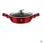 Kép 1/4 - Berlinger Haus BH/1262N 24 cm Metallic Line Burgundy Edition fedővel, alacsony lábas