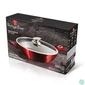 Kép 4/4 - Berlinger Haus BH/1262N 24 cm Metallic Line Burgundy Edition fedővel, alacsony lábas