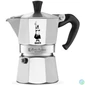 Kép 1/6 - Bialetti Moka Express inox 1 személyes kotyogós kávéfőző