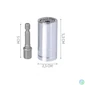 Kép 7/8 - Univerzális dugókulcs + fúrófej csatlakozó (7-19mm)