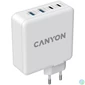 Kép 1/4 - Canyon CND-CHA100W01 GaN PD 100W QC 3.0 30W fehér hálózati adapter