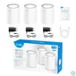 Kép 5/5 - CUDY M1800(3-Pack) AX1800 WIFI 6 MESH fehér router (3db-os szett)
