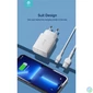 Kép 3/4 - Devia ST361395 5V/2.4A Smart 2xUSB Hálózati töltő adapter + 1 m Lightning kábel