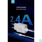 Kép 4/4 - Devia ST361395 5V/2.4A Smart 2xUSB Hálózati töltő adapter + 1 m Lightning kábel