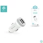 Kép 2/2 - Devia ST330810 Devia Smart dual port USB 3.1A/2xUSB kimenettel fehér autós töltő