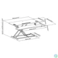 Kép 2/8 - DIGITUS DA-90380-1 asztali Ergonomikus emelőállvány