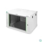 Kép 4/4 - DIGITUS Dynamic Basic 19" 7U 389x600x450mm üvegajtós szürke fali rack szekrény