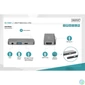 Kép 6/6 - DIGITUS DA-70893 USB-C 4 portos univerzális mobil dokkoló