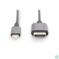 Kép 3/8 - DIGITUS DA-70821 USB C - HDMI A 1,8m szürke video átalakító kábel