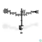 Kép 5/8 - DIGITUS DA-90362 C-bilincses univerzális (VESA 75 / 100) 3-as fekete monitor tartó konzol