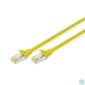 Kép 1/5 - DIGITUS Cat.6A S/FTP LSZH 0,5m sárga patch kábel