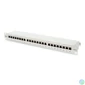 Kép 1/2 - DIGITUS 19" 1U 24port Cat.6 kompakt szürke árnyékolt Patch Panel