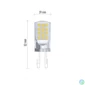 Kép 3/3 - Emos ZQ9545 4W (40W)/470 lm/természetes fehér Classic JC /G9 LED izzó