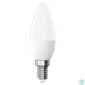 Kép 1/3 - Emos ZQ3E24 Classic 4,2W 470lm E14 hideg fehér LED gyertya izzó