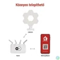 Kép 5/12 - Emos GoSmart Hexagon fehér, 6 részből álló, RGBIC dimmelhető, WiFi LED asztali lámpa