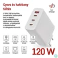 Kép 2/4 - Emos GaN PD 120 W max. univerzális USB töltő