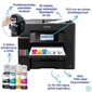 Kép 2/7 - Epson EcoTank L6570 színes nyomtató MFP, Duplex, WiFi/USB/LAN, 8100/6500 oldal tinta a dobozban
