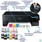 Kép 2/6 - Epson EcoTank L8180 fotónyomtató MFP, WiFi/USB/LAN, 1800 fotóra elegendő tinta a dobozban