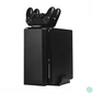 Kép 2/4 - FroggieX FX-P4-C1-B Charge & Disc Tower PS4 dual töltőállomás + lemez tartó állvány