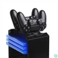 Kép 3/4 - FroggieX FX-P4-C1-B Charge & Disc Tower PS4 dual töltőállomás + lemez tartó állvány