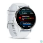 Kép 7/7 - Garmin Venu 3 homokkő, ezüst kerettel, szilikon szíjjal okosóra