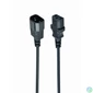 Kép 2/5 - Gembird PC-189-VDE-3M C14 - C13 M/F 3m fekete tápkábel