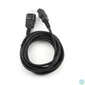 Kép 4/5 - Gembird PC-189-VDE-3M C14 - C13 M/F 3m fekete tápkábel