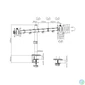 Kép 2/3 - Gembird MA-D2-01 17"-32" kétkaros asztali monitor tartó konzol