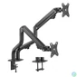 Kép 1/6 - Gembird MA-DA2-02 17"-32" kétkaros asztali monitor tartó konzol