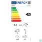 Kép 2/7 - Gorenje GV541D10 programok száma: 5, keskeny beépíthető, 9 terítékes mosogatógép 