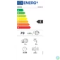 Kép 5/5 - Gorenje GI520E15X programok száma: 5, keskeny beépíthető, 9 terítékes mosogatógép 