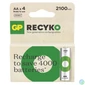 Kép 1/2 - GP ReCyko NiMH Akkumulátor HR6 (AA) 2100mAh 4db