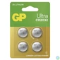 Kép 1/6 - GP B32324 Ultra CR2032 lítium gombelem 4db/bliszter