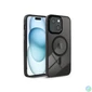 Kép 1/5 - Haffner PT-6835 Apple iPhone 15 Plus Edge Mag Cover fekete/átlátszó szilikon hátlap