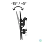 Kép 5/7 - Hama 00220804 200x200 46" dönthető fali konzol