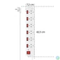 Kép 4/4 - Hama 00223159 6 aljzat 1,4m fehér kapcsolós elosztó